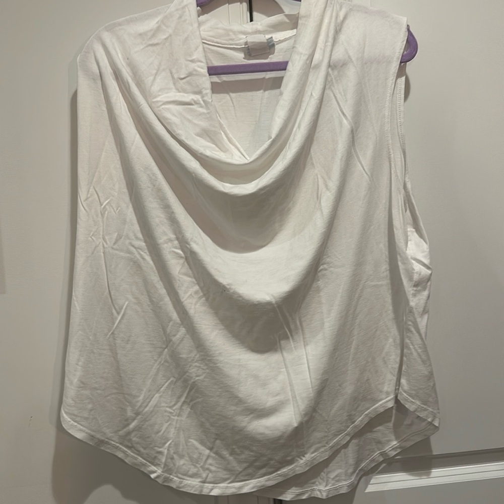 Sun Moda California XL white tank top